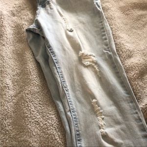 Forever 21 ripped jeans.